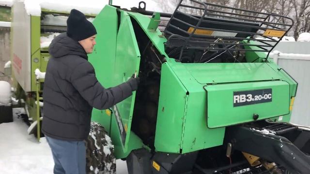 Обзор прессподборщика deutz fahr rb 3.20