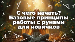 С чего начать? Базовые принципы работы с рунами для новичков