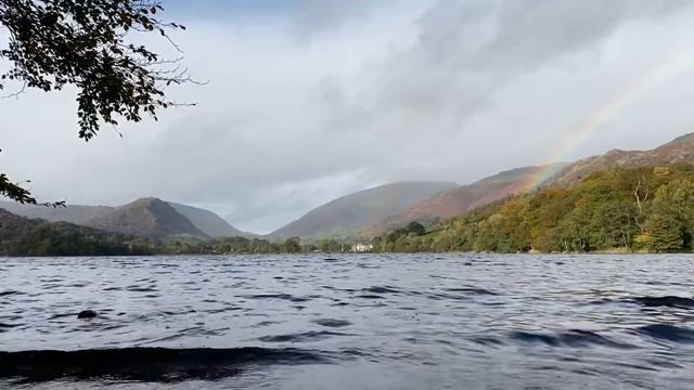 Wild Meditation | Sit by a Lake (Thirty Minutes) | Nature sounds of rain | See a rainbow смотреть онлайн