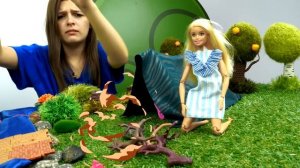 Барби на пикнике. Ох уж эти куклы! Смешные видео для девочек