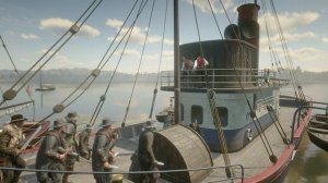 Dutch and Hosea throwing knives - Red Dead Redemption 2 NPC Wars №39