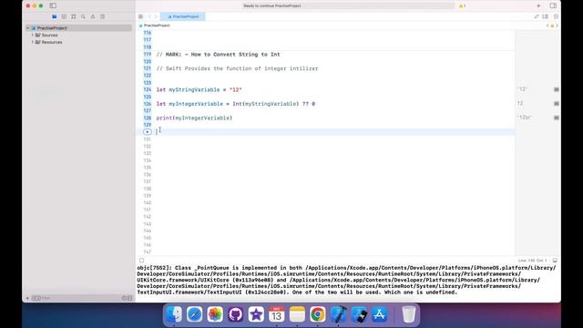 Convert String to Int Swift iOS смотреть онлайн
