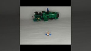 Lego John Deere 9620R 4WD Tractor (42136) Stop Motion Build