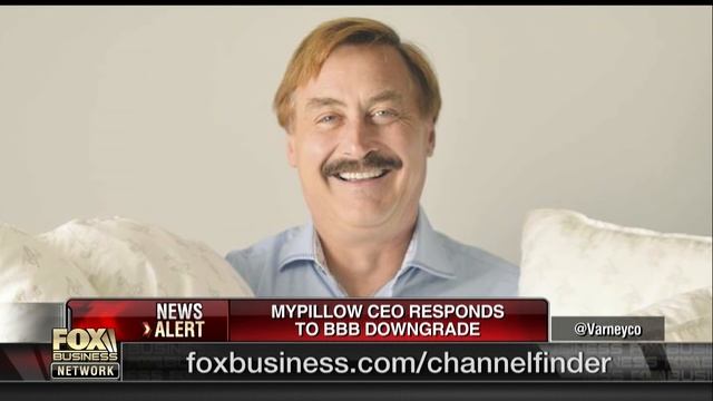 MyPillow CEO on BBB downgrade смотреть онлайн