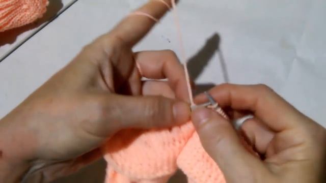 #МК #Пинетки для малыша #Вяжем без отрыва нити на двух спицах смотреть онлайн