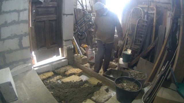 Бетонні роботи. Заливка Підлоги. Передпокій