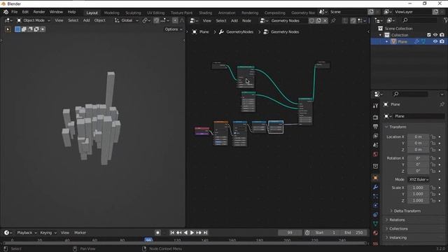 Blender Geometry Node Instance In Sinhala ( Geometry Node Instance සිංහලෙන් ) | Mr.photos - 3D смотреть онлайн