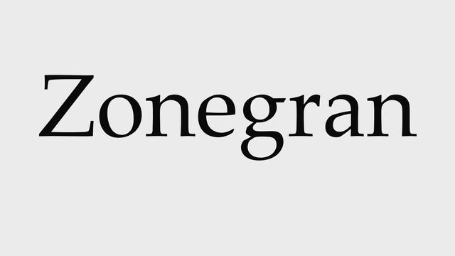 How to Pronounce Zonegran смотреть онлайн