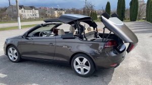 Открытие крыши vw eos