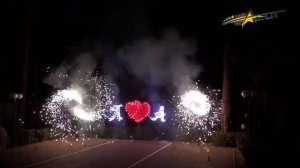 Наземный фейерверк на свадьбу (1)