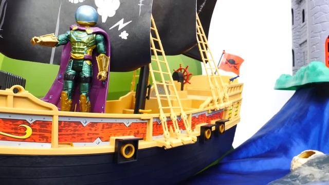 Человек Паук и Железный Человек против ПИРАТОВ! Морские приключения супергероев смотреть онлайн