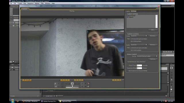 Premiere Tutorial 6 - Capturing Media смотреть онлайн