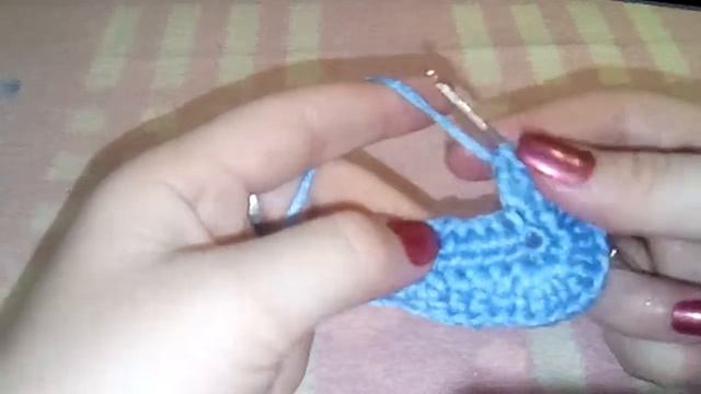Подошва для пинеток. Вязание крючком.Способ номер 2. смотреть онлайн