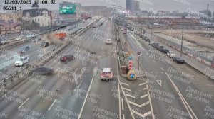 ДТП на Русаковской эстакаде 12 марта 2025