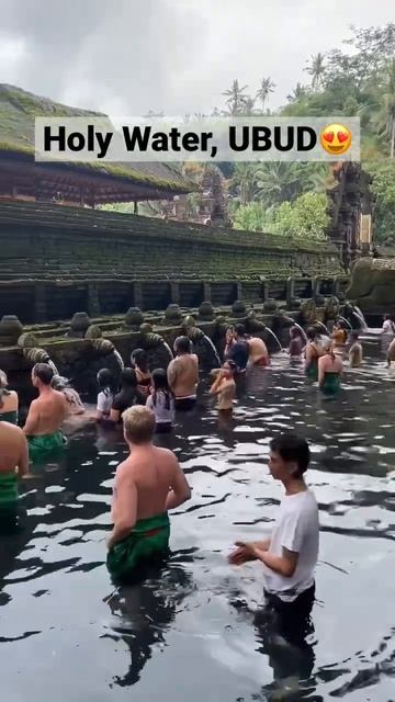 Uncovering Bali's Secret of 'Holy Water'😮 #balivlog #ubud #tirtaempul
