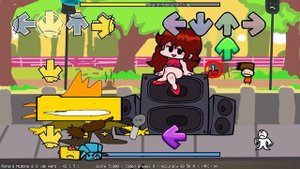 Музыкальный батл  Friday Night Funkin'  - FNF Наверху, но поют все