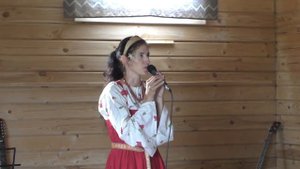 Русская народная песня "Ой, рано". Исполняет Александра Ермишина