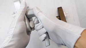 Ручка оконная Rotoline серебристого цвета немецкой фирмы ROTO для алюминиевых окон.