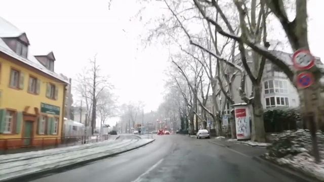 Фрайбург /Freiburg /Зимние дороги города.