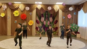 "Пацаны" танец в детском саду 23 февраля, 9 мая