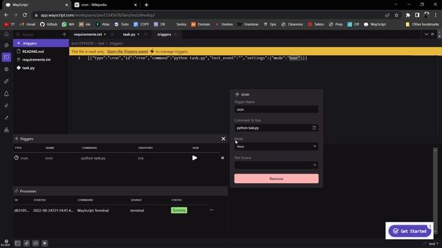 New wayscipt website to host your app to execute daily on given time | Telenews | Telegram Bot смотреть онлайн