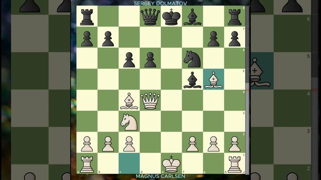 Chess Game | Magnus Carlsen vs Sergey Dolmatov | Aeroflot Open 2004 смотреть онлайн
