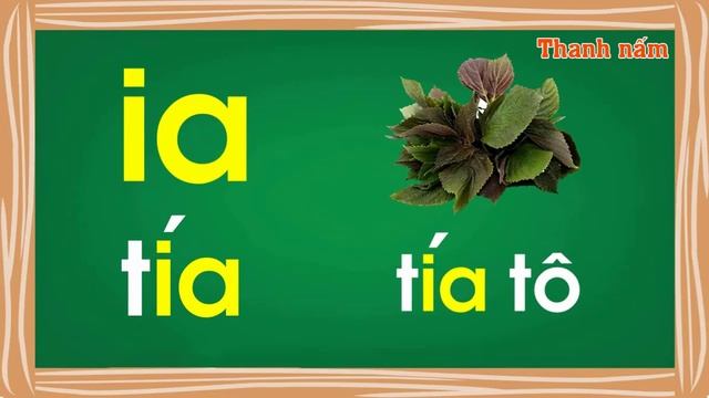 Bé tập đọc và làm quen với vần ia trong tiếng việt lớp 1 - Thanh nấm смотреть онлайн