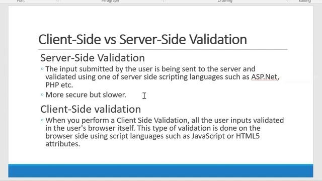 client side vs server side validation | Difference b/w client side and server side validation Cl-17