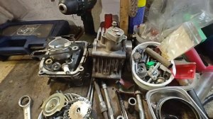 Примеряю Поршневую на190 куб.Скутер ХОРС 56.