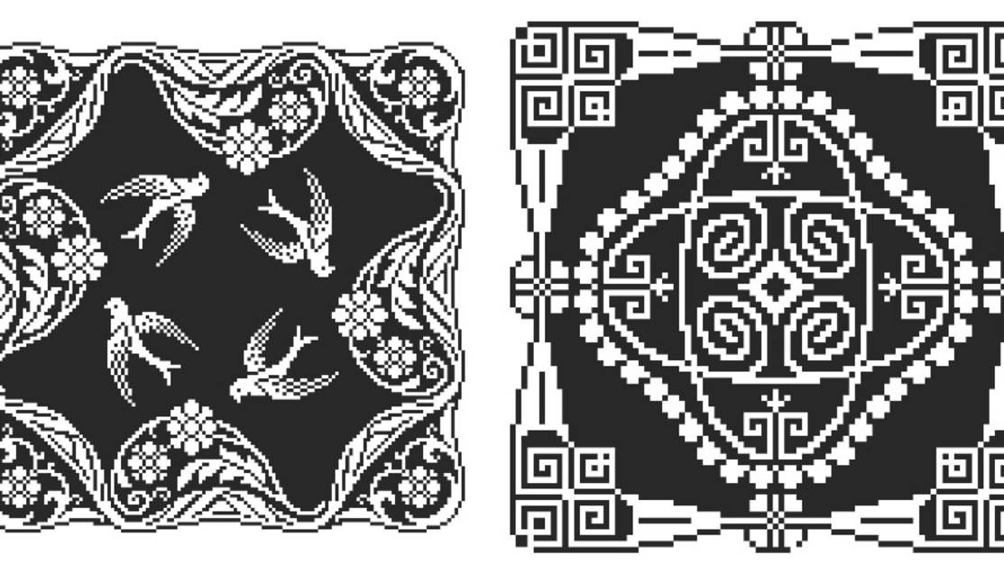 Art Deco (Арт-деко). Рукоделие, вышивка, вязание. Подборка №118. СТАРИННЫЕ СХЕМЫ.