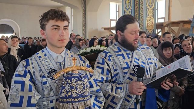 Божественная Литургия в храме Благовещение Пресвятой Богородицы часть1Sf. Liturghie la Buna Vestire