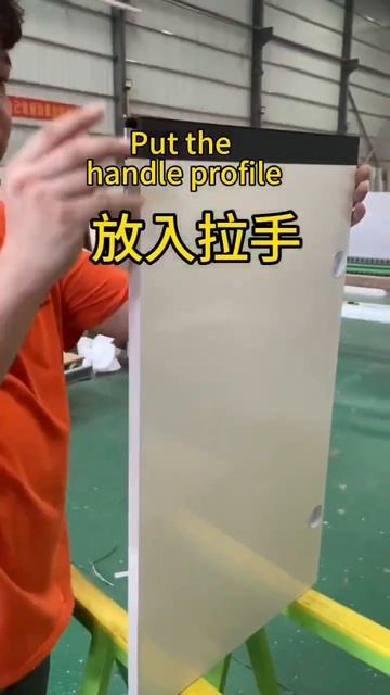 Cabinet Door Panel's Handle Assembly  #handleprofiles #cabinetpanels #cabinetdoormaking