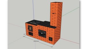 ПРОЕКТ печи с духовкой для дачного дома. Вариант 1;2 для самостоятельного строительства