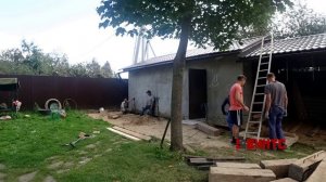 Перемещение бетонного гаража