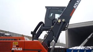 Перегружатель погрузчик гидравлический ATLAS 350MH