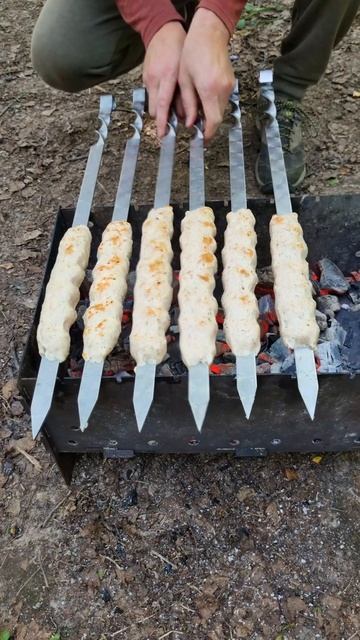 Как приготовить куриный люля - кебаб. Кебаб из курицы.