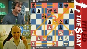 ВОНЗИЛ в Чёрную ДЫРОЧКУ!!! Сергей Жигалко - Магнус Карлсен 11.03.2025