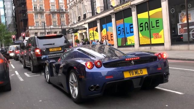 Ferrari Enzo in Rare TDF Blue - Tunnel Sound смотреть онлайн