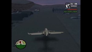 GTA San Andreas -save an airplane in your garage- HD