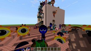 Sprunki ВСЕ ФАЗЫ Мод Incredibox In Maze в Minecraft PE | Incredibox Sprunki