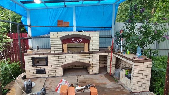 Строительство комплекса барбекю смотреть онлайн