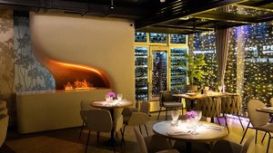 Schönes Feuer (Шон Фаер)  — паровой электрический камин в ресторане Testo.