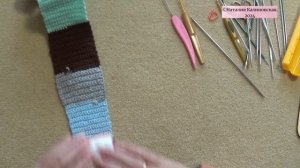 Утилизируем остатки ниток. Вяжем органайзер