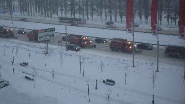 Парад снегоуборочной техники! смотреть онлайн