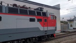 "Брат ЧС2Т"! Электровоз ЧС4Т-272 резервом. Станция Владимир