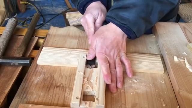 Изготовление японской доски для строгания "адаи" смотреть онлайн