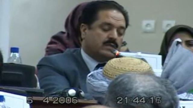 Shahid Mohammad Hashem Watanwall in the Afghan Parliament Part 2