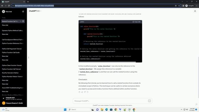 python call nested function from outside смотреть онлайн