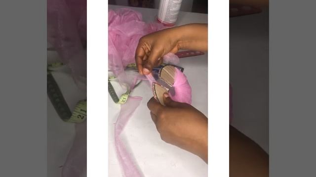 How to create a pum pum design with tulle net смотреть онлайн