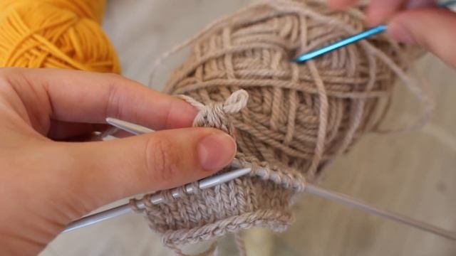 Вязание шешечек крючком на лицевой глади. #KVK